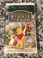 The Many Adventures of Winnie the Pooh VHS Tested Free Shipping