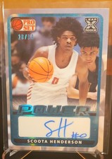 Scoot Henderson - 2021 Leaf Pro Set Power - Prospect Rookie Auto 🔥📈 SSP #/99