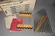 1985 Woodstock Gamelan Chimes Metallophone Musical Instrument 10 Tubes EUC