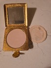 Vintage Avon Imperial Jewel Powder Compact Brushed Gold-tone 1970's Patina_BI — photo 3