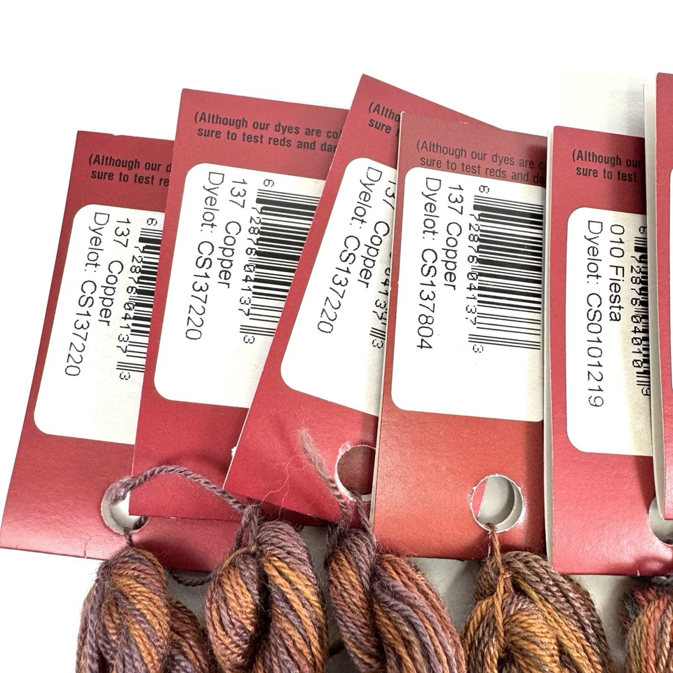 Lot of 18 Caron Impressions Silk Wool Thread Autumn Variegated Colors NWT - Image 2 of 4