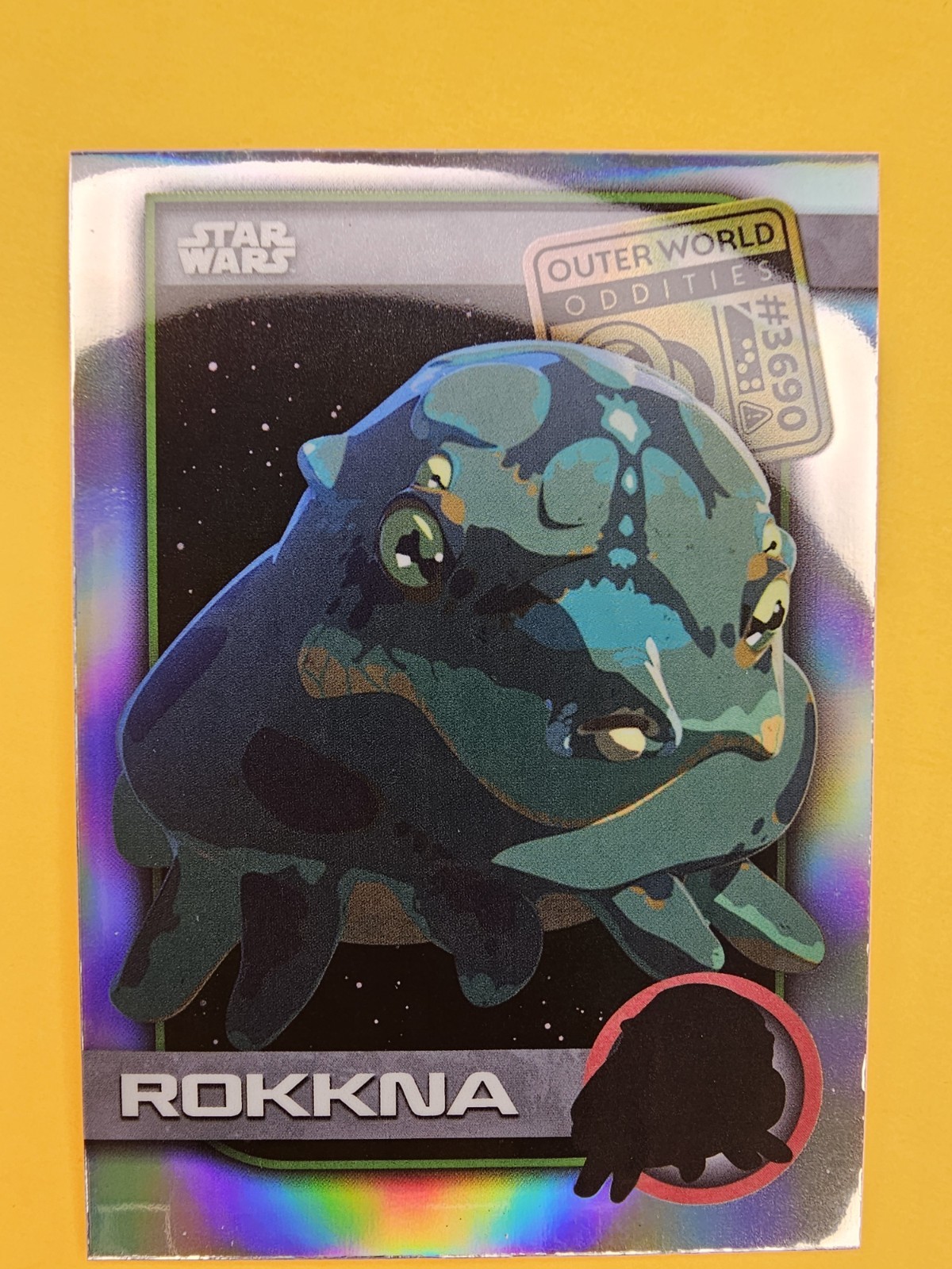 2025 Topps Chrome Star Wars Outer World Oddities #UO-16 Rokkna