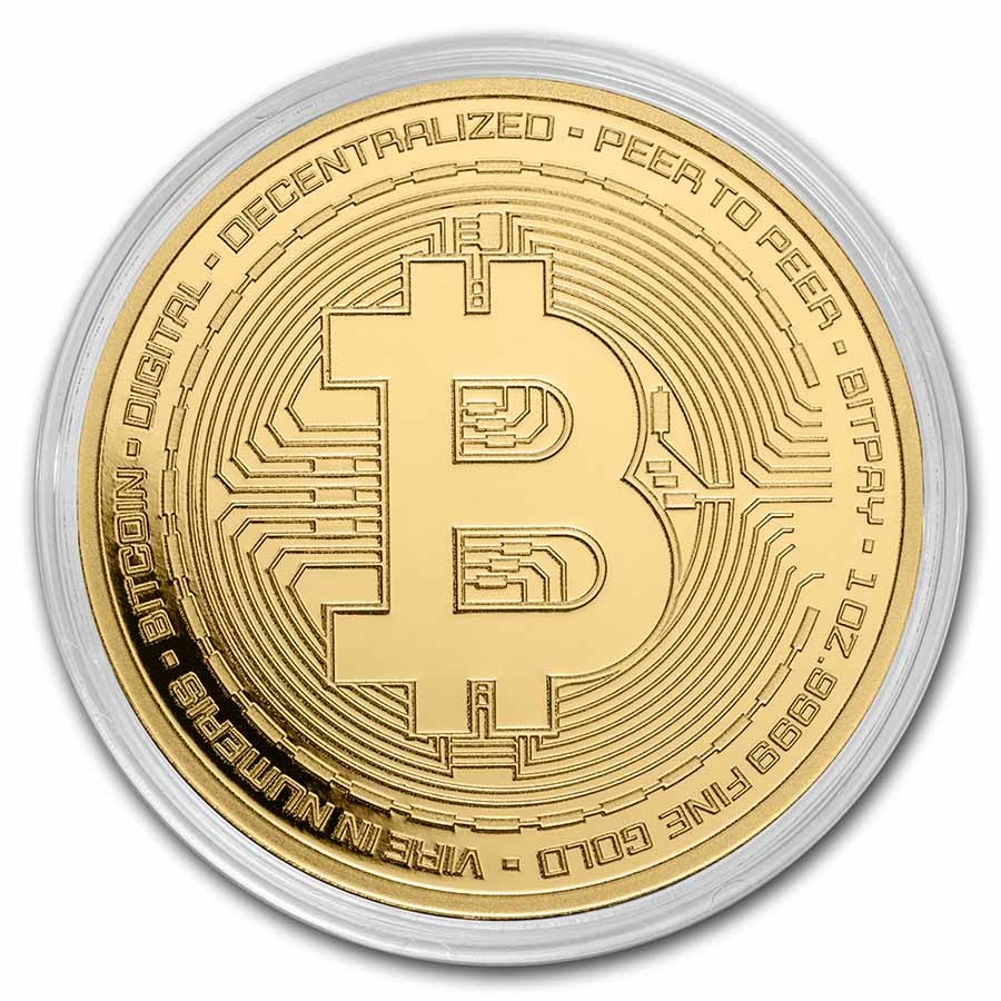 1 oz Gold Round - Bitcoin | eBay
