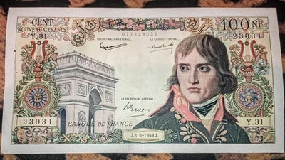 Billet 100 NF Napoléon Bonaparte 3/9/1959 - Photo 1/2