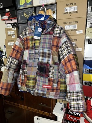 Supreme Madras Reversible Windstopper Puffer Jacket SS23 size