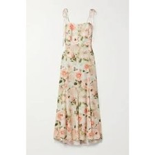 Alice and Olivia Lorelle Midi Dress, A03, Size 8, $148, NWT