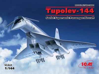 Tupolev-144, Supersonic Passenger Aircraft - ICM