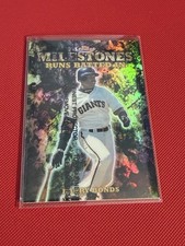 1999 Topps Finest Barry Bonds Milestones REFRACTOR #M22 /1400 w/ Coating
