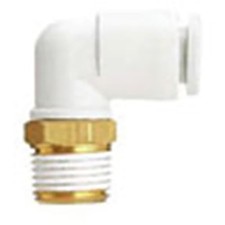 2 pc SMC CORPORATION KQ2L06-01AS Pneumatic Elbow Threaded-to-Tube Adapter,R 1/8