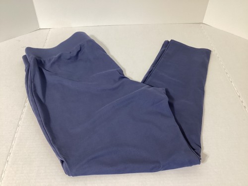 Large Pull-On Jersey Leggings Denim & Co. Comfort Zone Regular A469388 Indigo - Picture 8 of 9