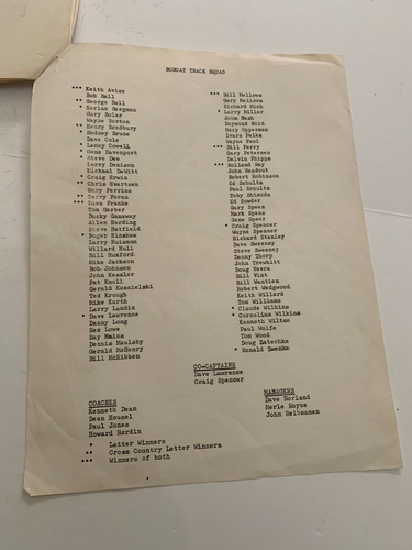 1960 Marshalltown Iowa High School Invitational Track & Field Meet Program - Picture 5 of 6