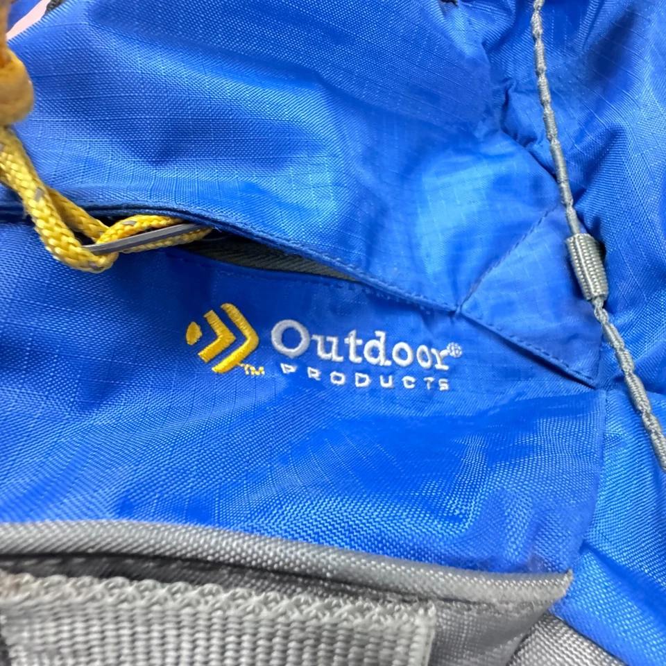 Outdoor Products Skyline 8.0 Backpack Blue Hiking Daypack Adjustable Straps - Image 3 of 4