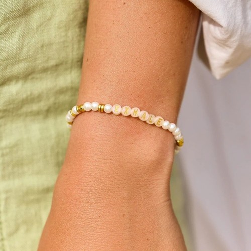 MENTAL HEALTH AWARENESS "EXHALE" BEADED Bracelet - Picture 2 of 2