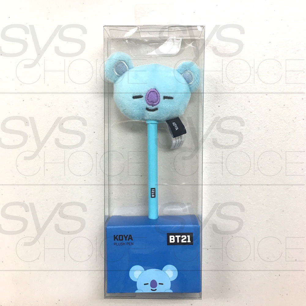 BTS BT21 Official Authentic Goods Plush Pen 7Character 0.4mm