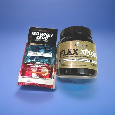 63,47 /kg)Olimp Flex Xplode 360g Pulver enthält versch. Formen  Collagen+2Proben