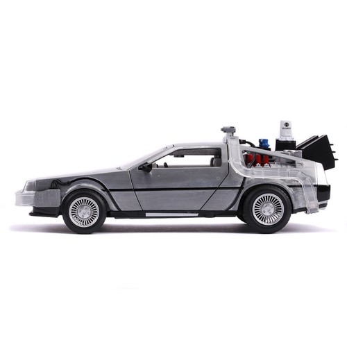 Jada Delorean Zeitmaschine Zurück in die Zukunft 2 mit Schwebemodus & Lichtern 31468 - Bild 3 von 5