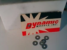 1/24 Dynamic #738 set of 20 1/8" slot car washers for pickups& axles LOOSE NOS