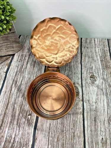 Gregorian Copper Silent Butler Hammered, Ash & Crumb Keeper - Picture 8 of 12