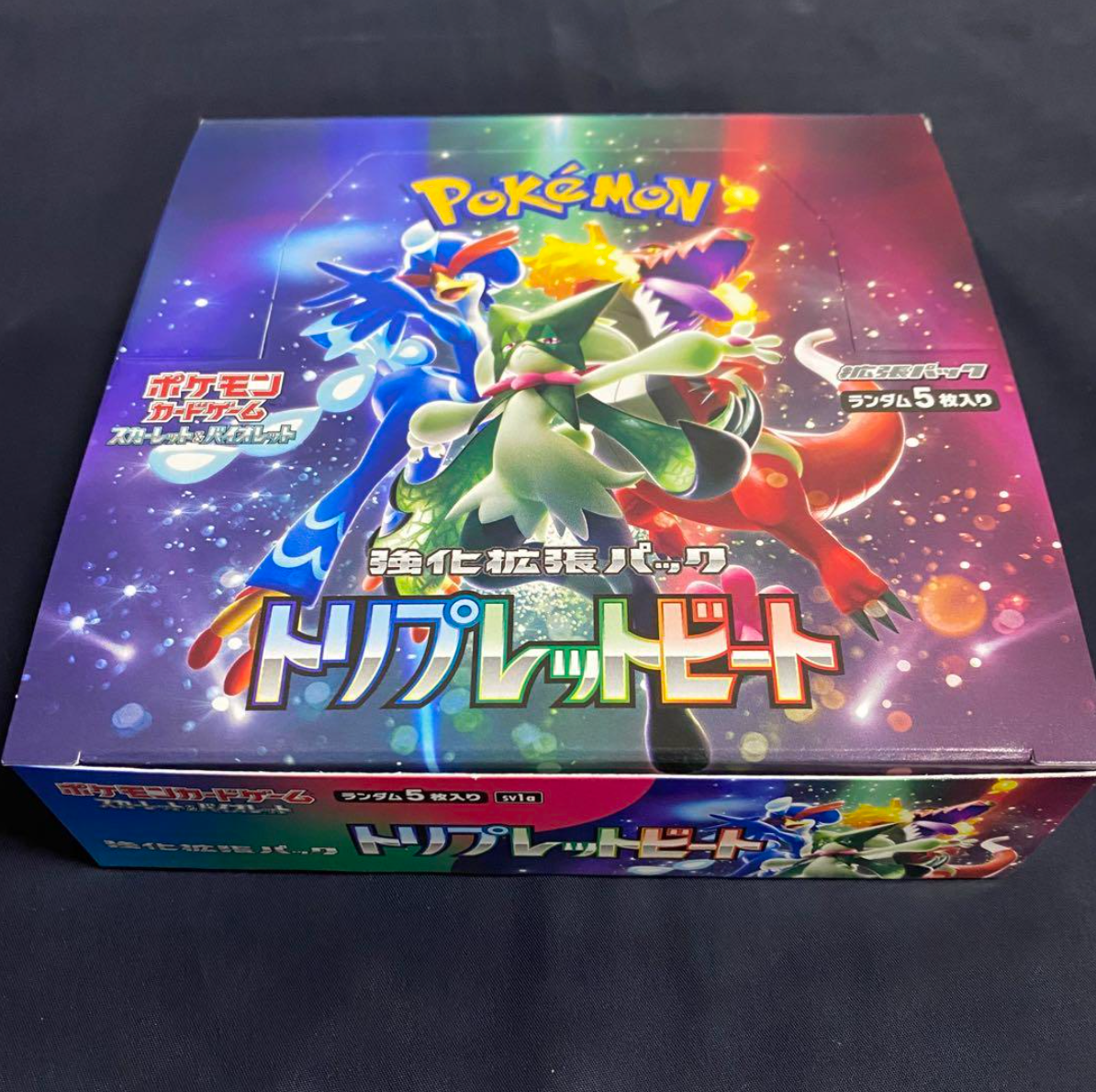 triple beat booster box price Pokmon Scarlet & Violet (Japanese) IT'S TIME! Sports Cards, TCG and eSports Violet era Bought a random assorted pack