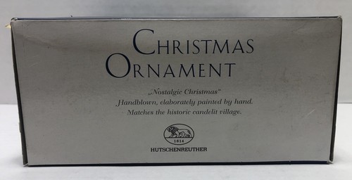 Vintage Hutschenreuther Christmas Blown Glass Village House Ornament Germany - Picture 6 of 8