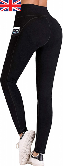 Iuga Yoga Pants With Pockets Tummy 