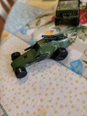 Vintage 70's 80's Hot Wheels Mattel Army Military vehicles Lot of