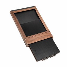 Shenhao 4x5 Black Walnut Wooden Film Holder For Sinar Toyo Linhof Horseman New