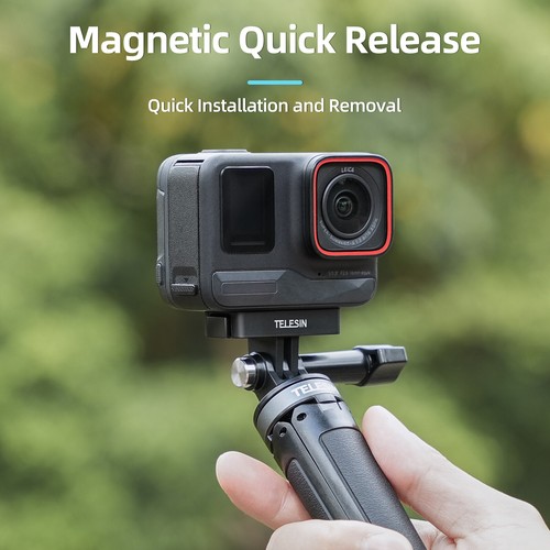 For Insta360 Ace/Ace Pro Camera Magnetic Quick Release Base Mount Adapter - Foto 2 di 13