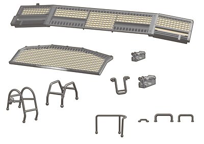 1/35 M18 Hellcat 3D parts set for Tamiya MM35376 Plastic Model Parts ...