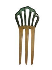 Lovely Art Deco Rhinestone Hair Comb AC130 