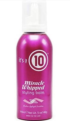 It's a 10 Miracle Whipped Styling Balm Hair care All Types of Hair 5 oz NEW
