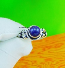 Lapis lazuli gemstone 925 sterling silver handmade Gift Ring US size 5 to 10