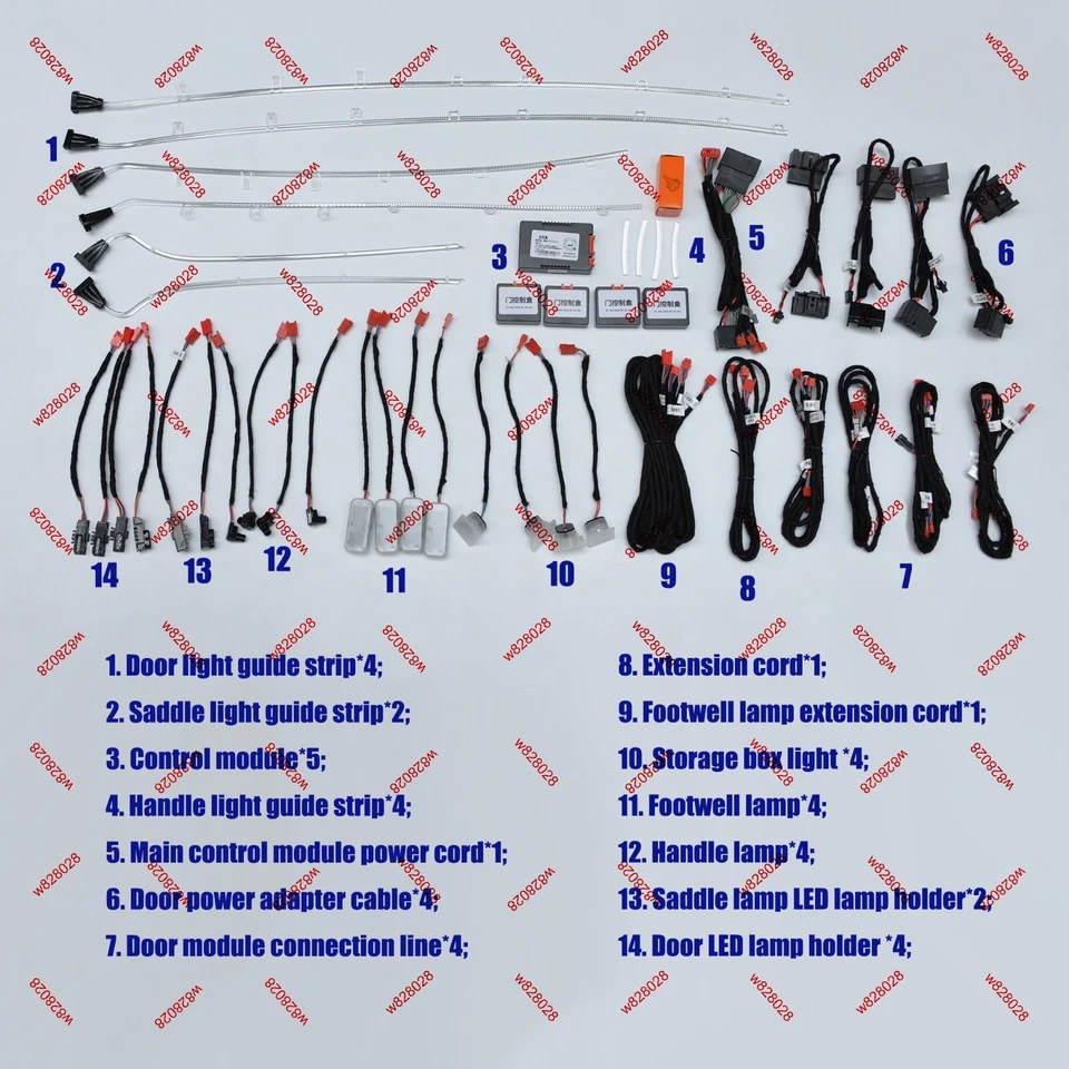 21 Farben APP LED Umgebungslicht Atmosphäre Lampe für Audi A6 A7 C7 2012-2018 - Bild 2 von 4