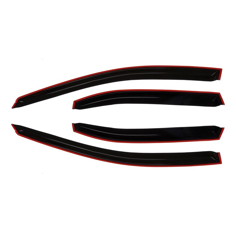 Jetcruise Smoke Acrylic Window Visors For 2004-2008 Acura TSX - 4-Piece Set, Self-Adhesive