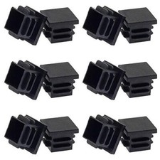 SuiwotinPack 19mm 3/4 Inch Square Plastic Plug, Square Tubing End 19x19 12