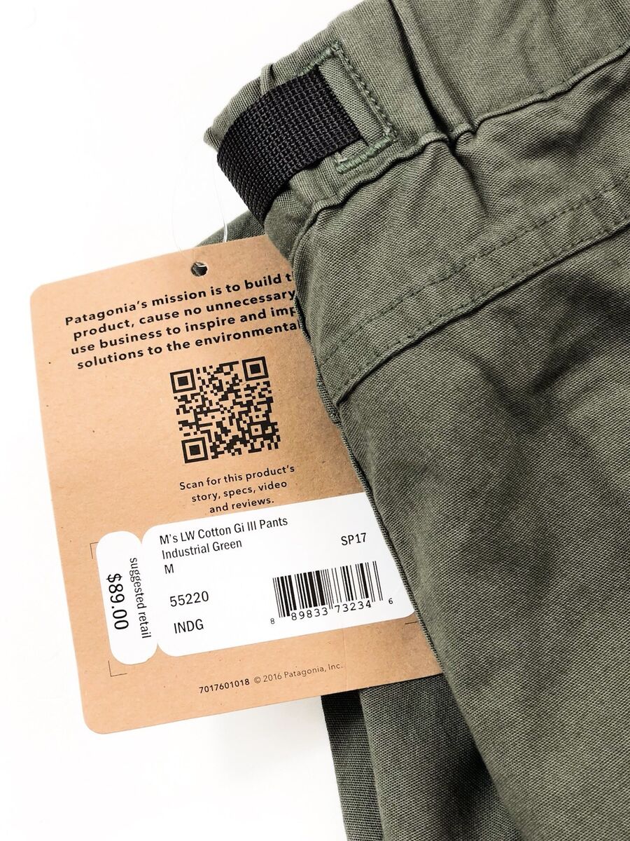 Patagonia Light Weight Cotton Gi 111 Slim Fit Pants Patagonia Light Weight Cotton Gi 111 Slim Fit Pants