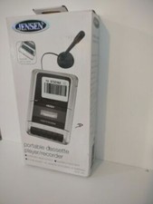 NEW Jensen Portable Cassette Player/Recorder MCR 100
