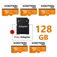 5PCS 128GB Micro SD Card SDXC Class10 Memory Card U3 TF Memory Card High Speed