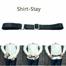 2x Adjustable Near Shirt Stay Best Tuck It Belt Shirt Holder Belt for Women Men