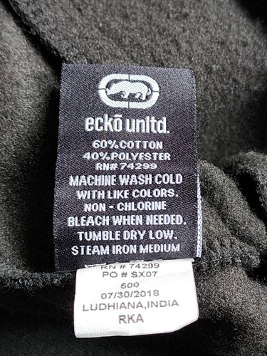 Ecko Unltd Boys Hooded Sweater Black Size M 10/12 - Picture 5 of 5
