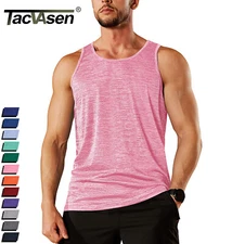 Men's Tank Tops Quick Dry Workout Sleeveless Summer Athletic Gym Muscle T-Shirts