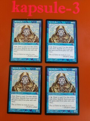 4x Merfolk Seer | Mirage | MTG Magic Cards | eBay 4x Merfolk Seer | Mirage | MTG Magic Cards | eBay