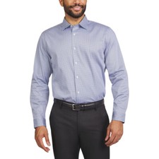 Tahari Men's Luxe Woven Dress Shirt SIZE M COLOR WHITE