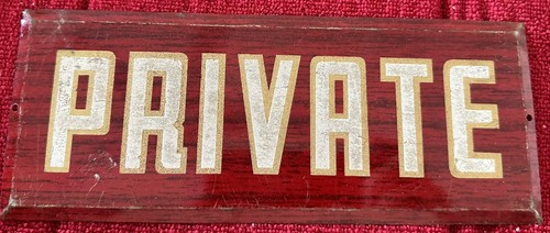 RARE Vintage Hy-Ko Reflective Signs With Box - Picture 4 of 7