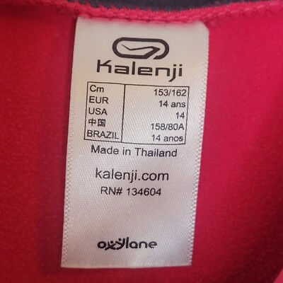 Kalenji by Decathlon Hoodie 14 Womens Pink Pullover Active Sweatshirt Flat  Seams | eBay.de