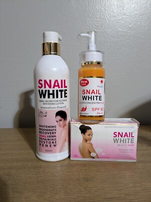 Snail White Snail Secretion Lotion , Soap, Serum Spf 60 PA +++
