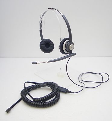 Plantronics Encorepro HW720-U10P Binaural Headset für Polycom IP 300 335 550 600