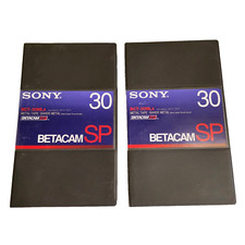 Betacam SP-Video Cassette-Sony-BCT-30MLA- 30 Minute-1/2 inch Metal Tape- Large