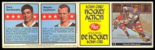 1972-73 POST HOCKEY ACTION TRANSFERS 3 BOBBY ORR WAYNE CASHMAN V GARY DORNHOEFER