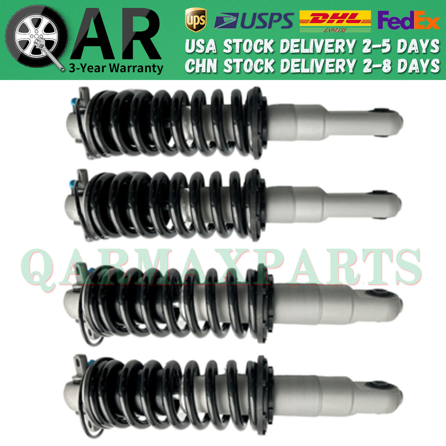 4x Front Rear Shock Struts Assy Magnetic For Ferrari F430 Spider Scuderia 05-09 
